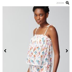 Soma babydoll Floral Print Sleeveless Top